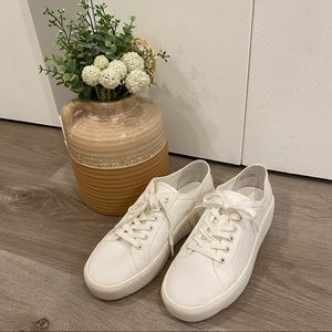Open Edit All White Sneakers